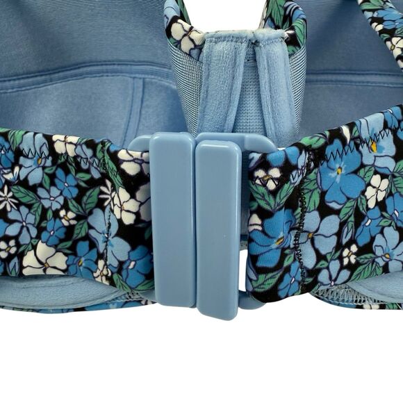 NEW Panache Bette Balcony Bikini Top SW1842C Posy Print Underwire Retro Floral - Picture 4 of 11